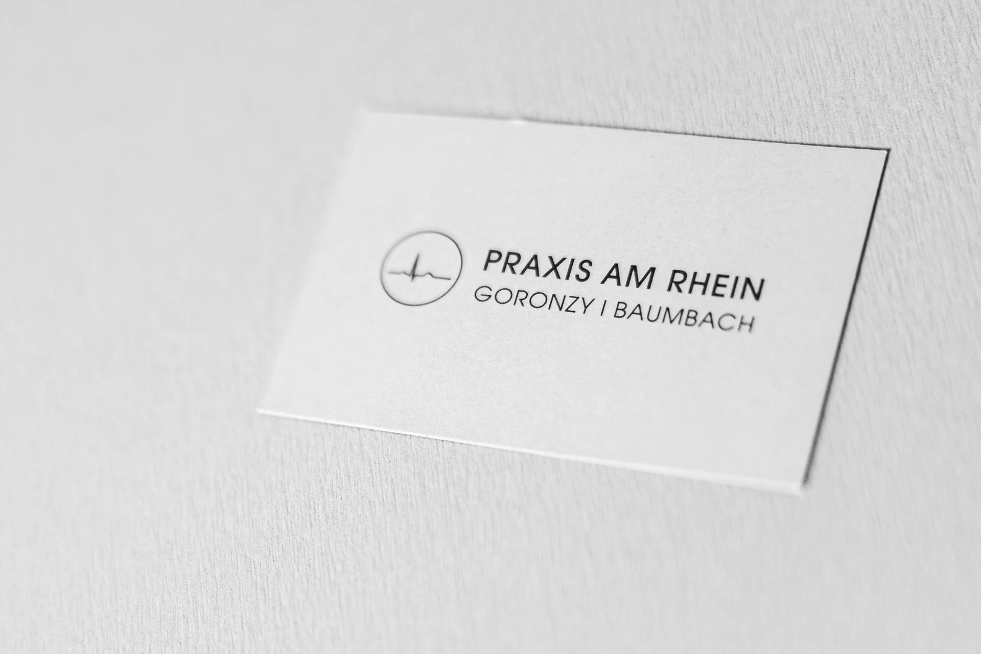 Praxis am Rhein Visitenkarte